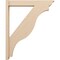 Ekena Millwork 6-in W x 36-in D x 44-in H Funston Trad Rough Cedar Woodgrain TimberThane Outlooker, Primed Tan OUTUR060X36X44FST04RCPR - alternate 6